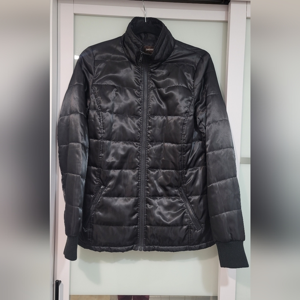 Danier Light Black Puffer Jacket - image 1